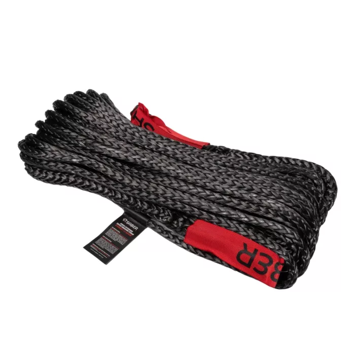 9,500KG Black SaberPro 20M Winch Extension Rope w/Red Sheath Eyes - 20M - NEW - Image 4