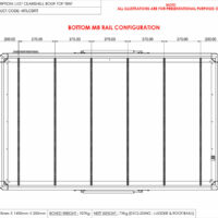 LX27-Clamshell-Rooftop-Tent-frame-underside-dimensions-2