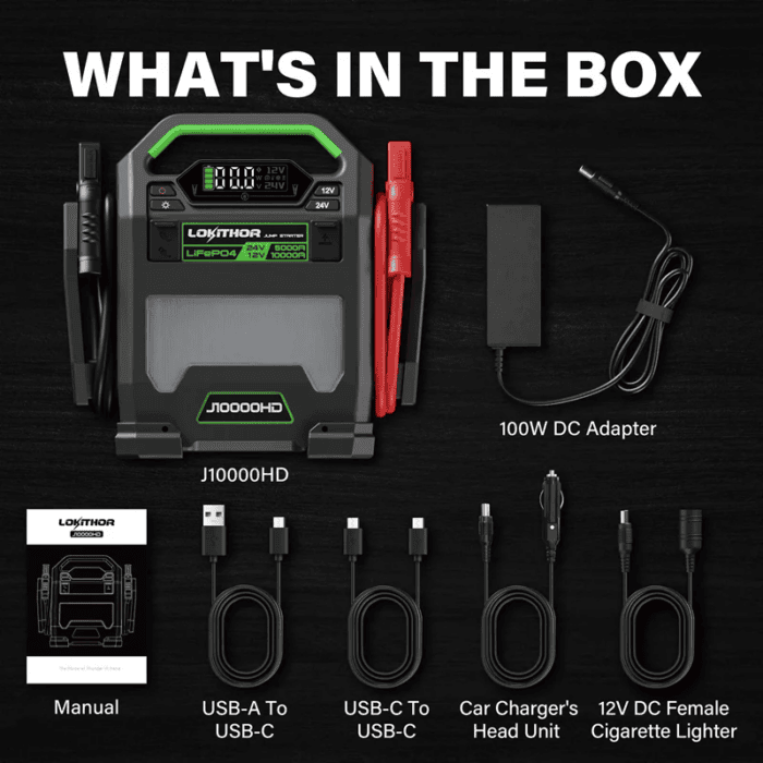 LOKITHOR Big Dog 12/24v Jump starter - Image 8
