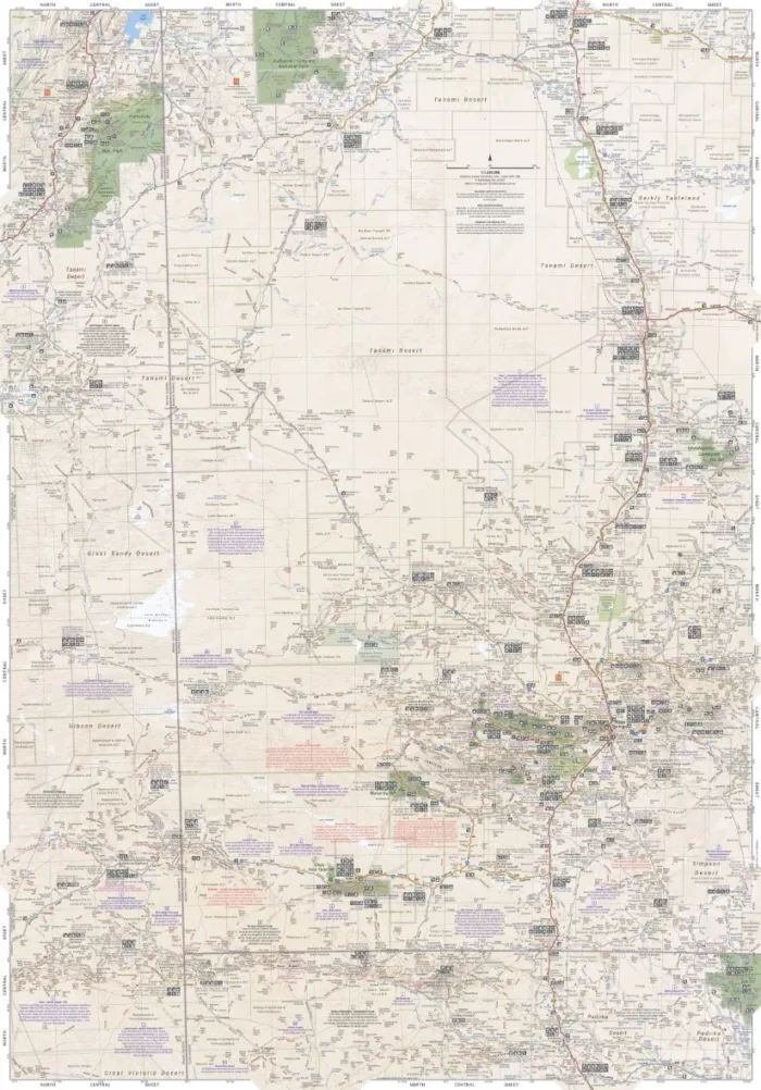 Great Desert Tracks Central Sheet Map - Image 6
