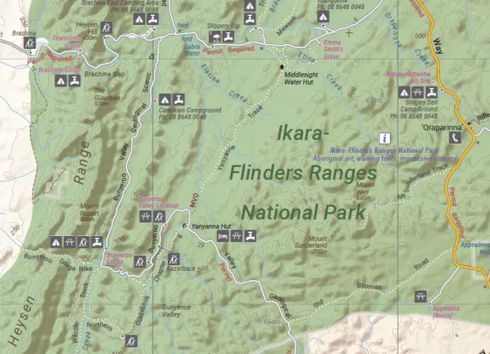Flinders Range Map - Image 4