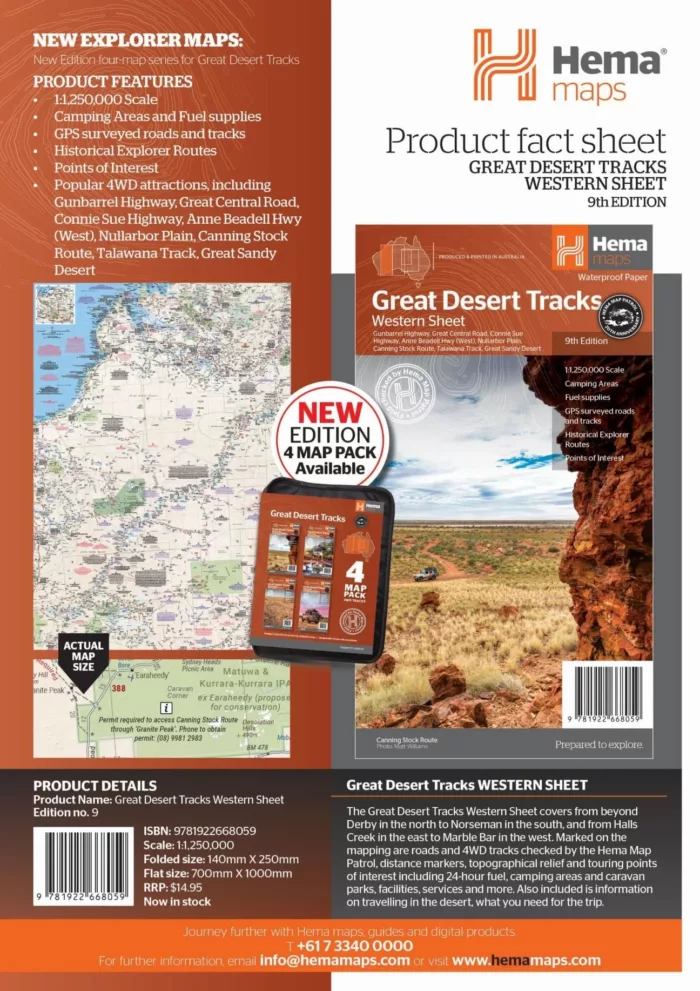 Great Desert Tracks Western Sheet - Image 4