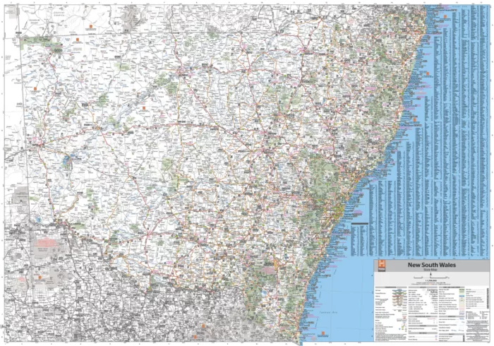 New South Wales State Map - Image 5