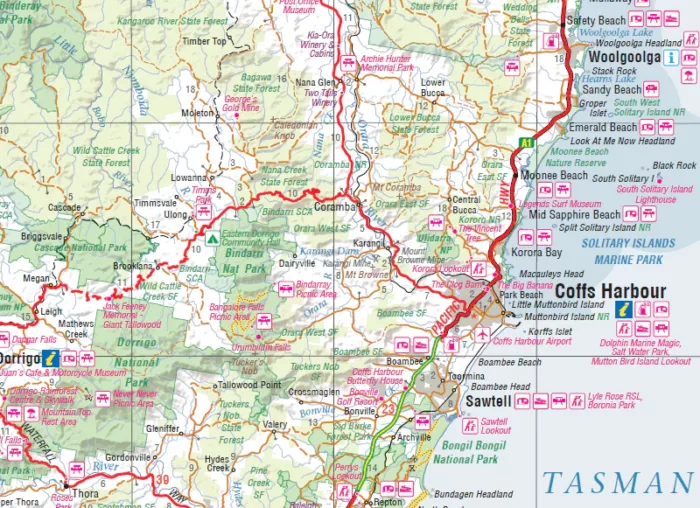 North East New South Wales Map - Image 2