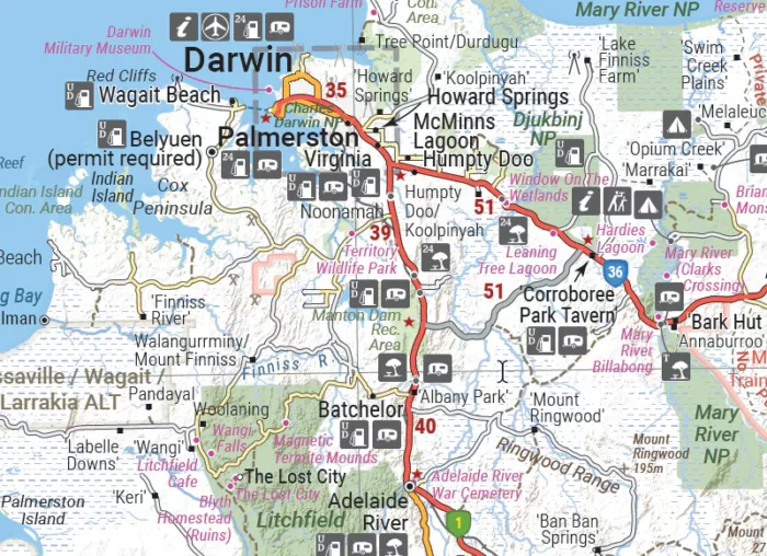 Northern Territory State Map - Image 3