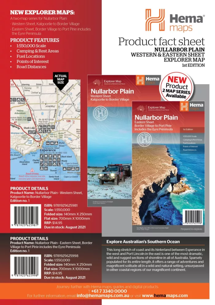 Nullarbor Plain - Western Map - Kalgoorlie to Border Village - Image 5