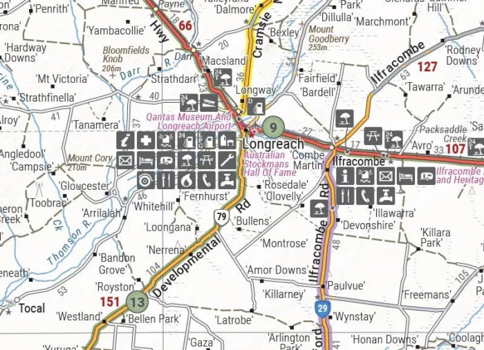 Outback Queensland Map - Image 2