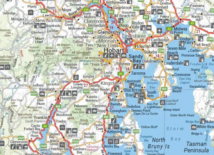 Tasmania State Map - Image 7
