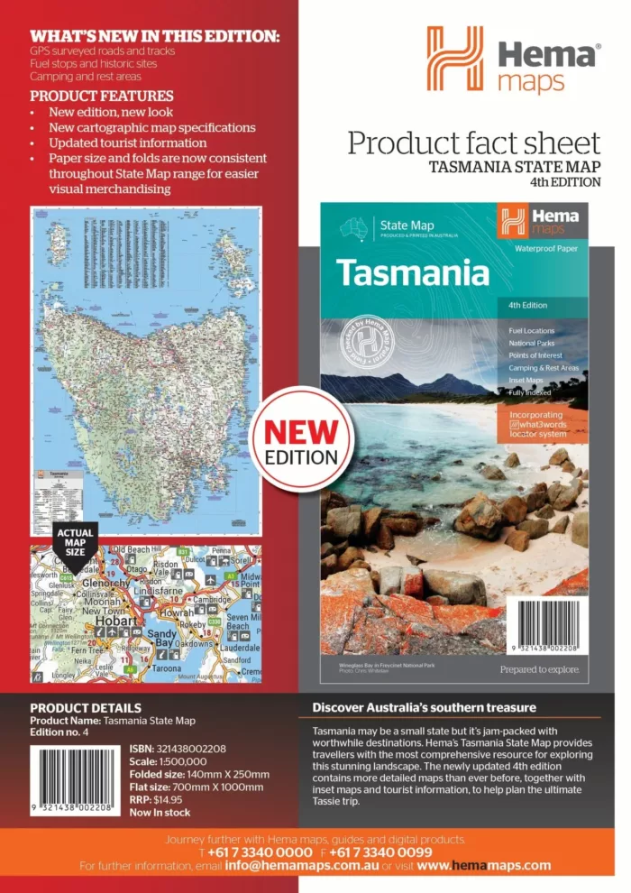 Tasmania State Map - Image 6