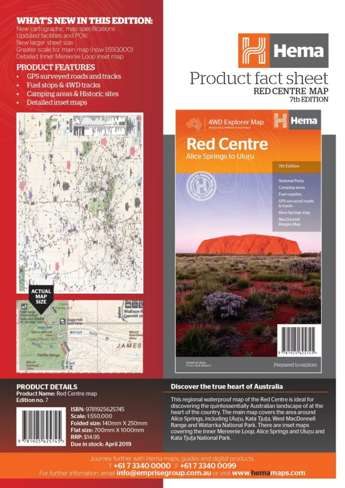 The Red Centre Map - Image 4