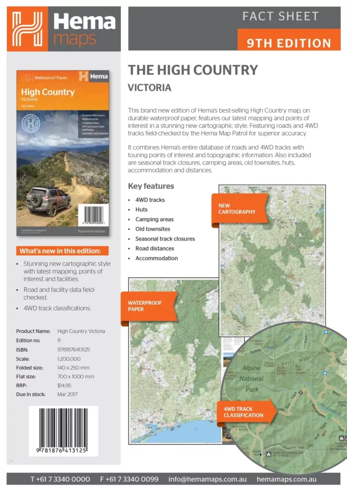 The Victorian High Country Map - Image 7