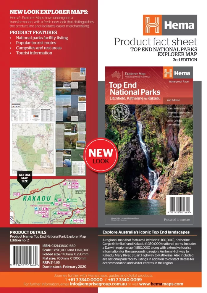 Top End National Parks Map: Litchfield, Katherine & Kakadu - Image 3