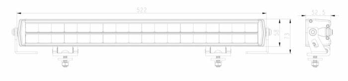 HULK 4x4 20" LED Slimline Dual Row Lightbar - Image 5