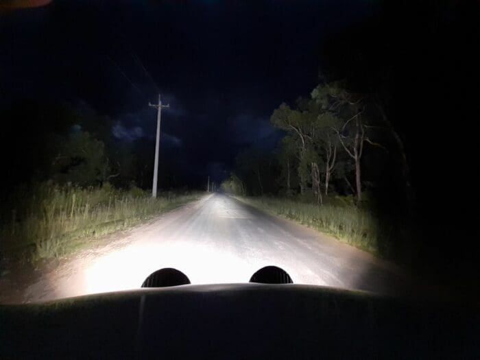 7" Round LED Driving Light (Black Bezel) - HULK 4x4 - Image 2