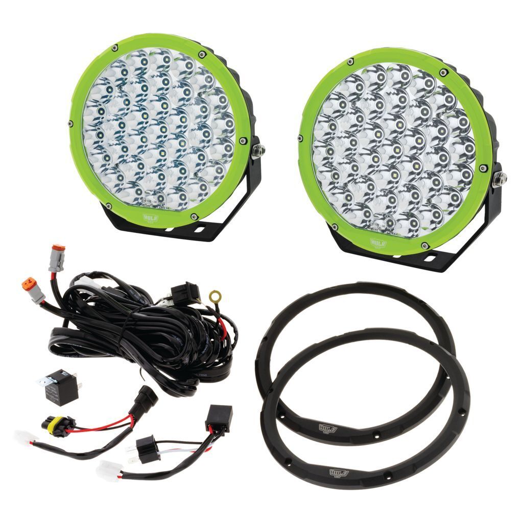 9" Round LED Driving Light PAIR - HULK 4x4