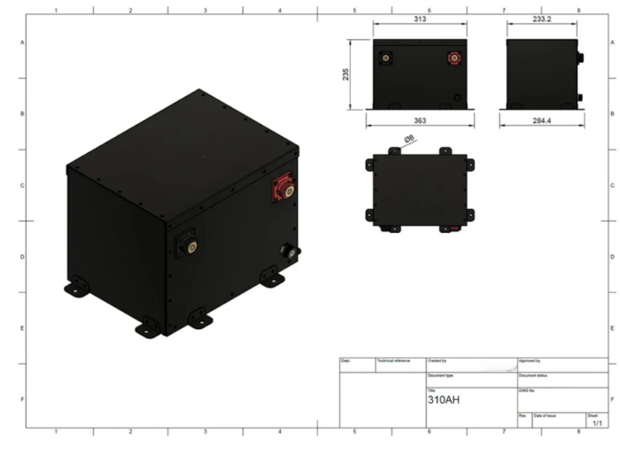 Shervey S3 RVReady LiFePO4 Battery 12V 620AH - Image 3